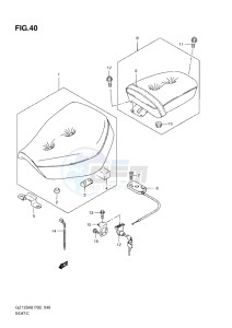 GZ125 Marauder drawing SEAT