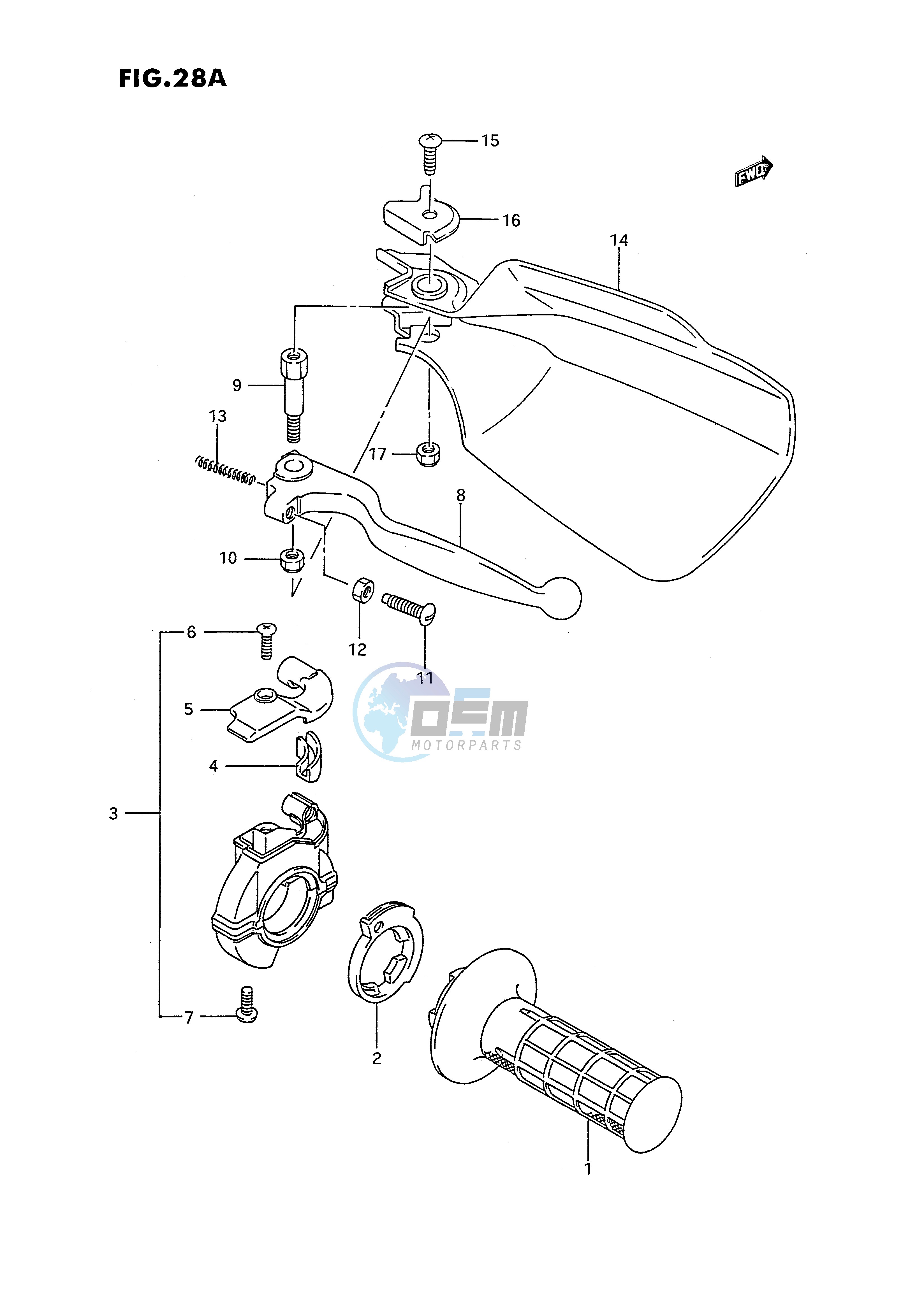 RIGHT KNUCKLE COVER (MODEL N P R S T)