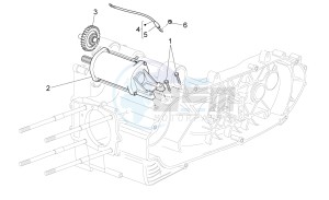 Sport City Street 300 4t 4v e3 drawing Starter motor