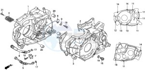 NX500 DOMINATOR drawing CRANKCASE