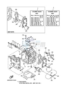 FT9-9DEX drawing CYLINDER--CRANKCASE-1