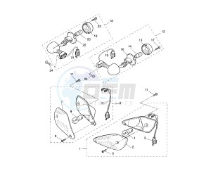 YQ AEROX 50 drawing FLASHER LIGHT