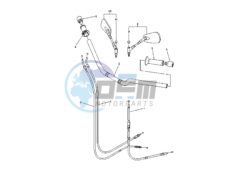 STEERING HANDLE- CABLE