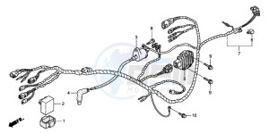 TRX250EX SPORTRAX 250 EX drawing WIRE HARNESS (TRX250EX6/7)