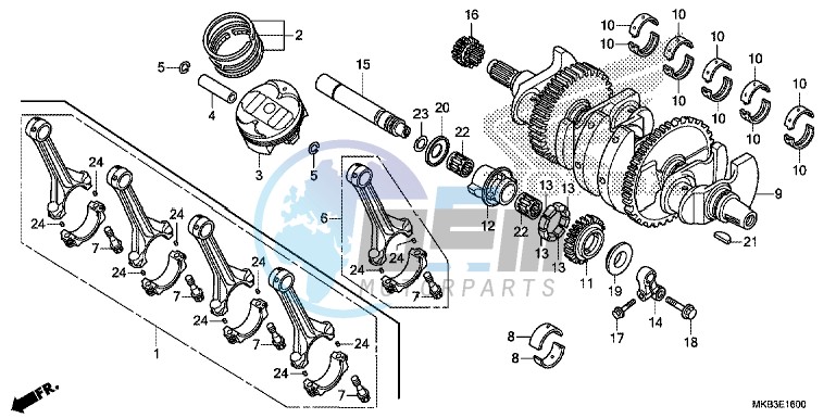 CRANKSHAFT/ PI STON