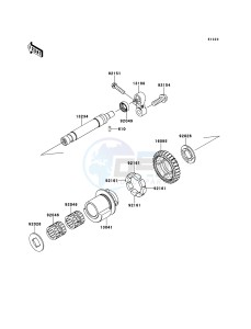 Z1000 ABS ZR1000EDFA FR XX (EU ME A(FRICA) drawing Balancer