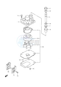 DF 70A drawing Water Pump