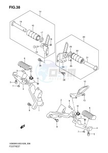 VZ800 (E3-E28) MARAUDER drawing FOOTREST