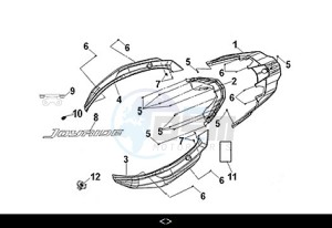 JOYRIDE 300 (LJ30W3-EU) (M3) drawing BODY COVER