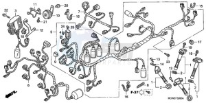 VFR8009 U / MME TWO drawing WIRE HARNESS (VFR800)