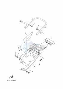 YFM700R (BCX9) drawing TAILLIGHT