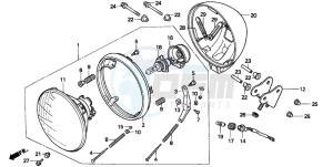 CMX250C REBEL drawing HEADLIGHT(CMX250CT)