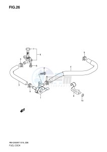 RM-Z450 (E19) drawing FUEL COCK