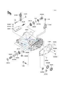 KVF360 KVF360-B3 EU drawing Swingarm