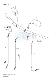 VZR1800 (E3) INTRUDER drawing HANDLEBAR