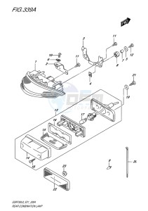 GSR750 EU drawing REAR COMBINATION LAMP