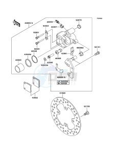 KVF360 KVF360-B3 EU drawing Front Brake