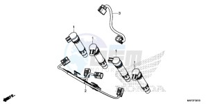 CBR1000S1 2ED - (2ED) drawing SUB HARNESS