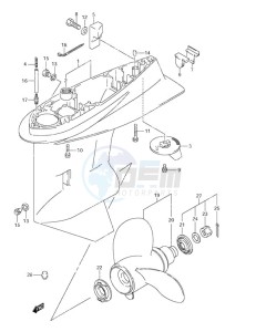 DF 115 drawing Gear Case (C/R)