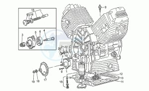 SP 750 drawing Oil pump