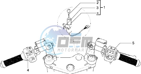 Electric devices-Key operated switch