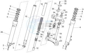 V7 II Stone ABS 750 drawing Front fork II