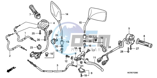 HANDLE LEVER/SWITCH/CABLE