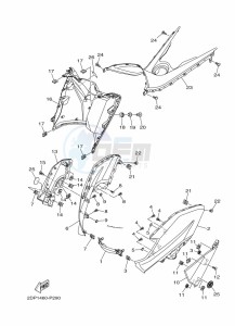 GPD125-A NMAX 125 (BV3H) drawing HEADLIGHT