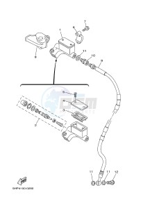 TT-R125 TT-R125LWE (2PTC) drawing FRONT MASTER CYLINDER