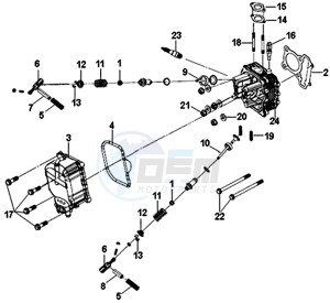 SYMPHONY ST 125I (XB12W2-EU) (E4) (L7-M0) drawing CYLINDER HEAD COMPLETE