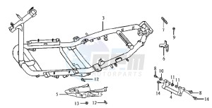 JET BASIX 50 drawing FRAME