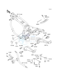 ZX 1100 E [GPZ 1100] (E1-E3) [GPZ 1100] drawing BATTERY CASE