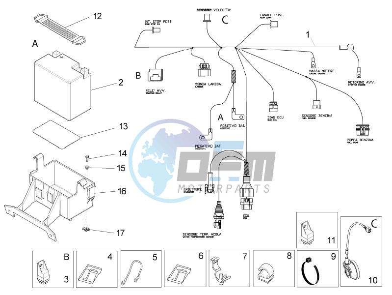 Rear electrical system