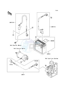 JET SKI X-2 JF800A7F EU drawing Electrical Equipment