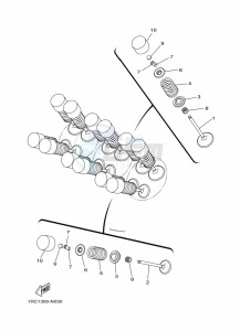 XSR900 MTM850 (BAE8) drawing VALVE