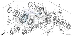 VFR1200XD Europe Direct - (ED) drawing FINAL DRIVEN GEAR