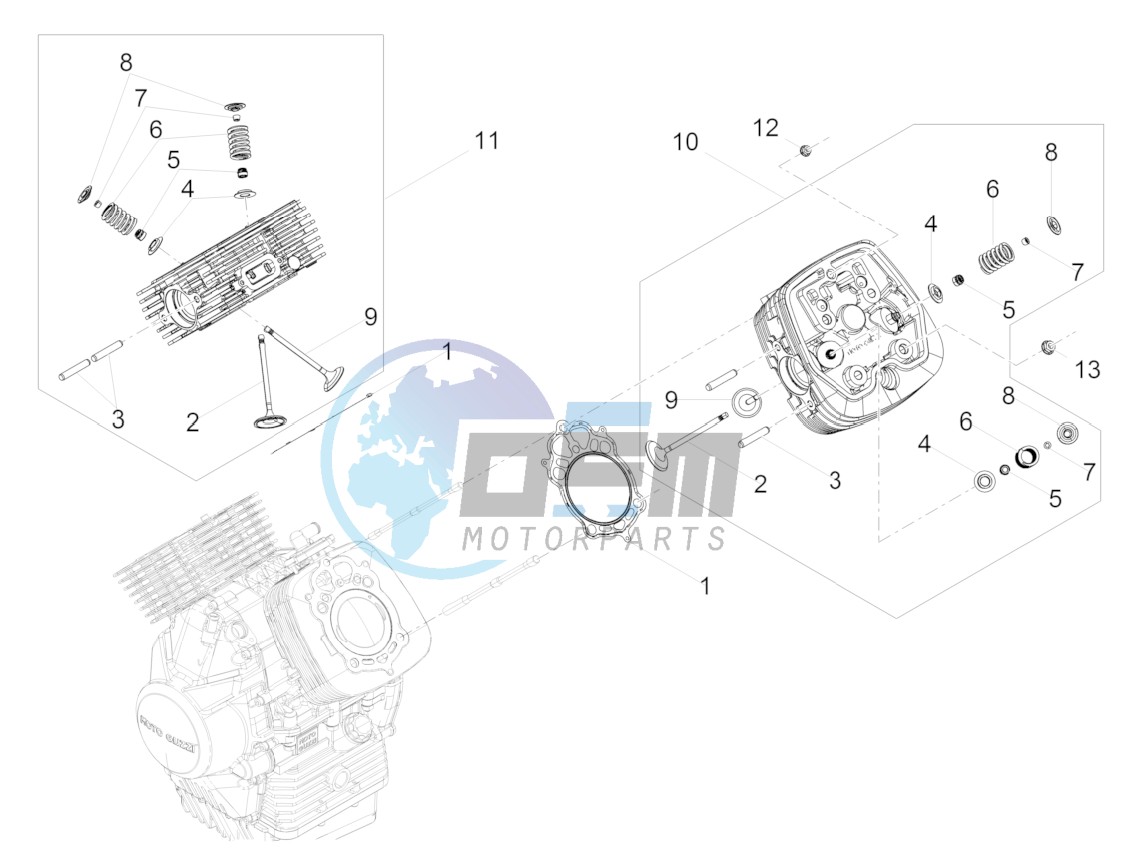 Cylinder head - valves