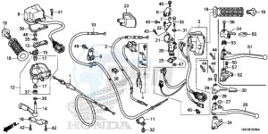 TRX500FM2E TRX500FM2 U drawing SWITCH/ CABLE