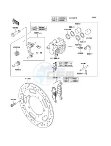 VN1600 CLASSIC VN1600A6F GB XX (EU ME A(FRICA) drawing Front Brake