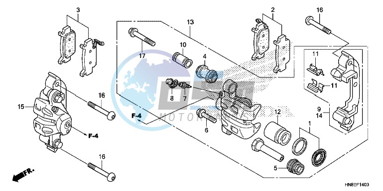 FRONT BRAKE CALIPER