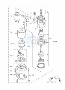 F25DEL drawing STARTING-MOTOR