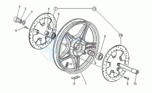 850 T5 Polizia - CC - PA - NC Polizia/CC/PA/NC drawing Front wheel