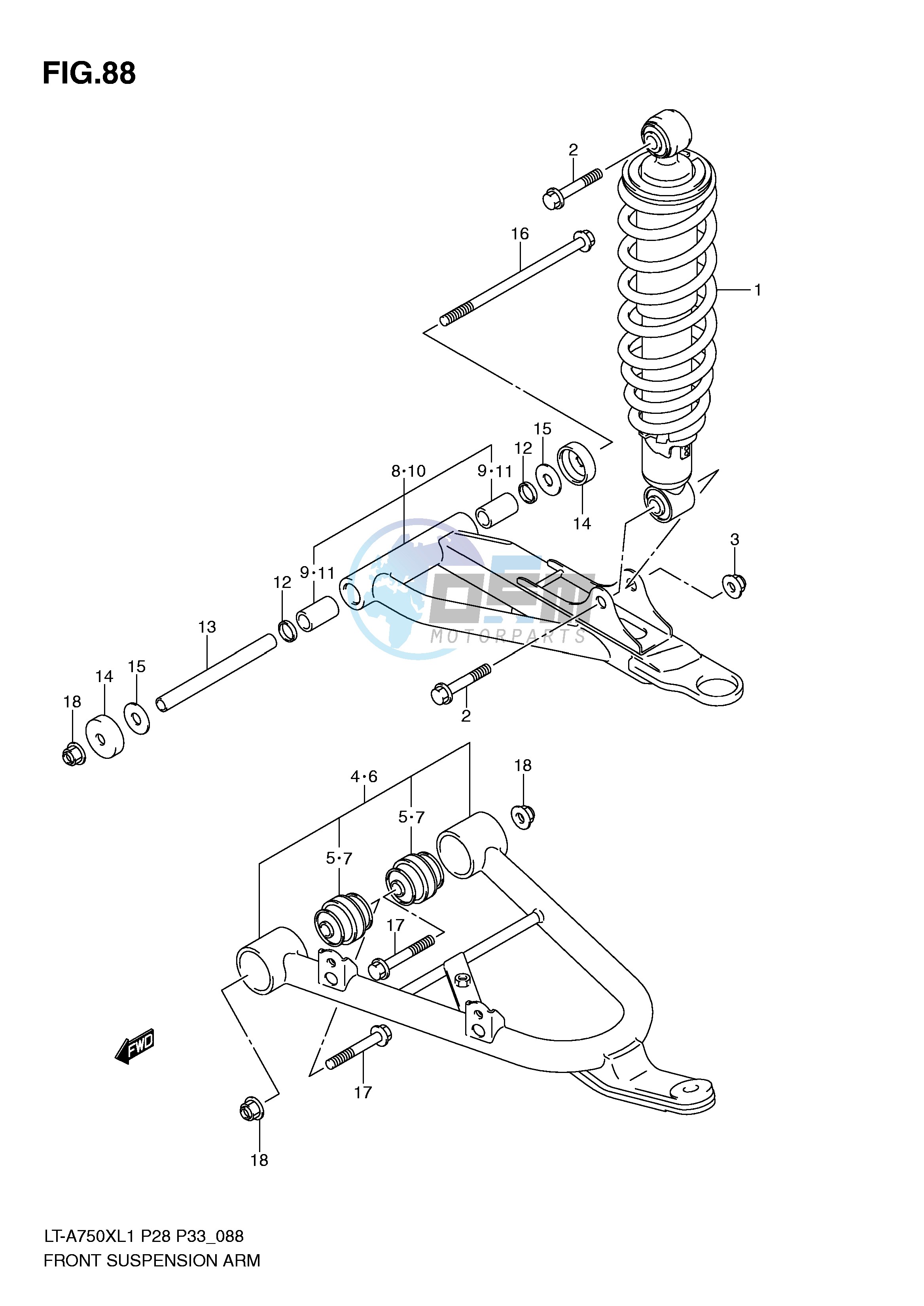 FRONT SUSPENSION ARM