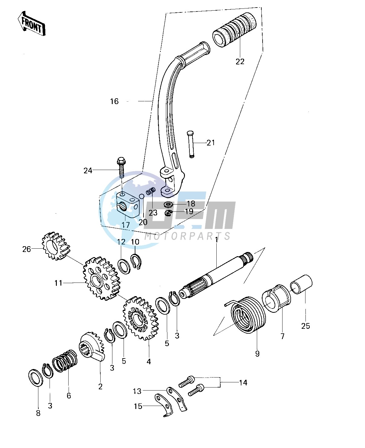 KICKSTARTER MECHANISM