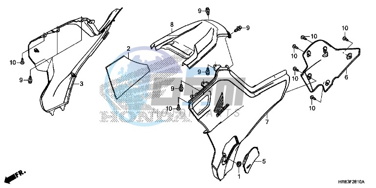 SIDE COVER/ TANK COVER