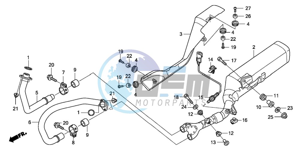 EXHAUST MUFFLER