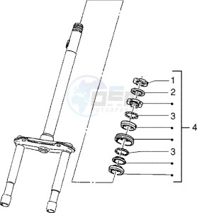 Zip 50 drawing Steering bearing ball tracks