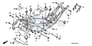 XL1000V9 E / MKH drawing FRAME BODY (XL1000V)