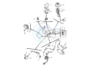 YP E MAJESTY 125 drawing ELECTRICAL DEVICES