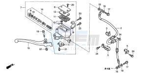 NSS250 drawing FR. BRAKE MASTER CYLINDER (NSS2501/2)